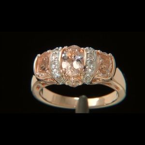 Rose Gold Morganite ring